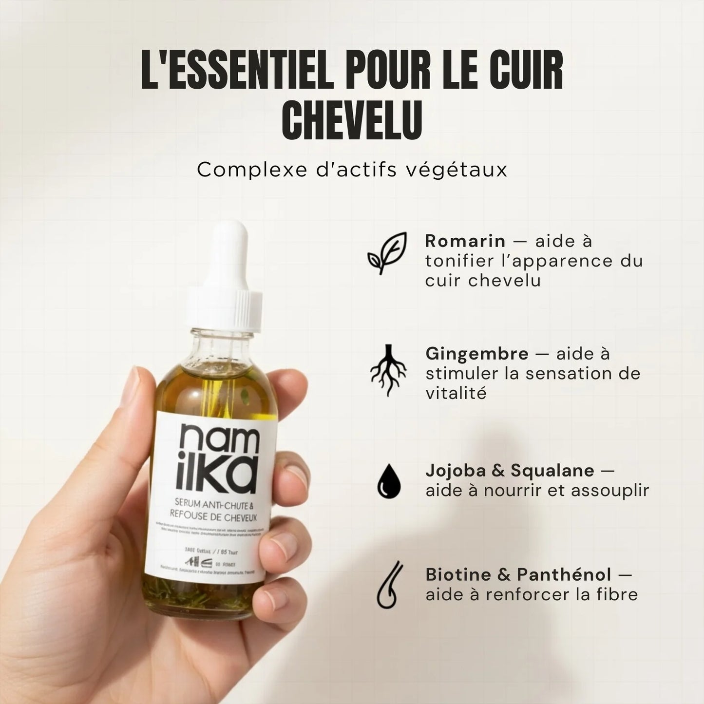 Sérum de repousse et anti-chute
